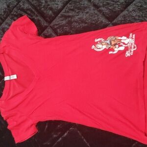 Budweiser Clydesdale Red Women's Shirt, Size Med